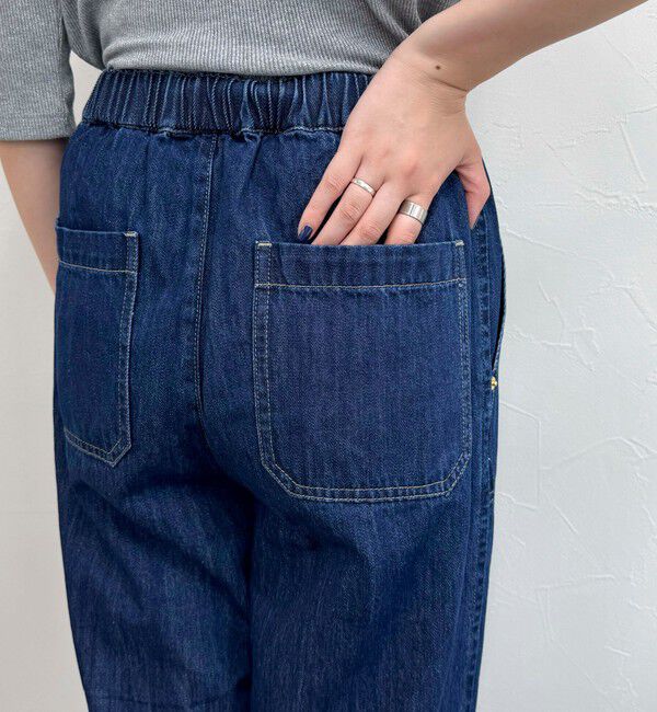 fredy emue「ライトオンスデニムベイカーイージーパンツ」|デニム|