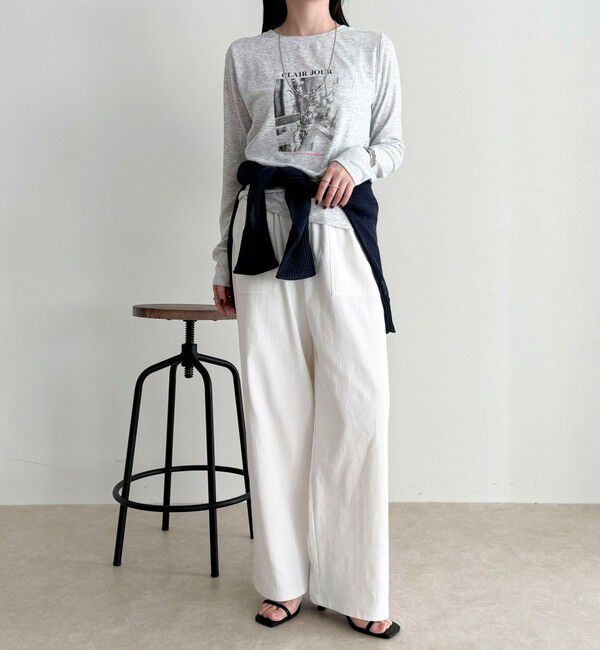 fredy emue「シアーphotoロンTシャツ」|Tシャツ・カットソー|