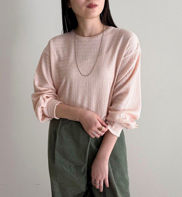 fredy emue「ラウンドヘムカットブラウス」|Tシャツ・カットソー|