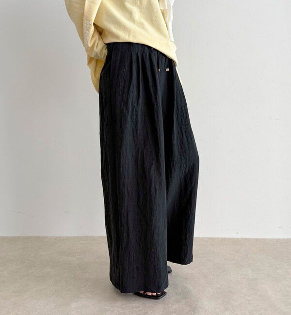 fredy emue「こなれワッシャータックイージーパンツ」|チノ|