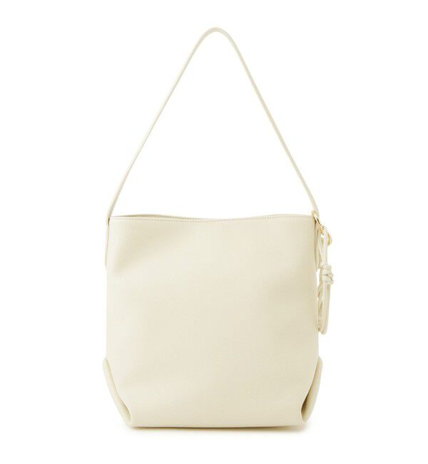 SALON adam et rope'「スプリットレザーミドルトートバッグ/バケットバッグ［WEB限定カラー/チャーム付き］」|ショルダー・メッセンジャー|