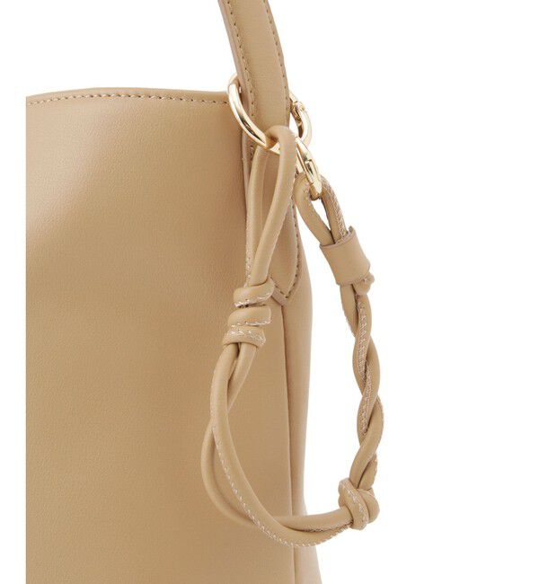 SALON adam et rope'「スプリットレザーミドルトートバッグ/バケットバッグ［WEB限定カラー/チャーム付き］」|ショルダー・メッセンジャー|