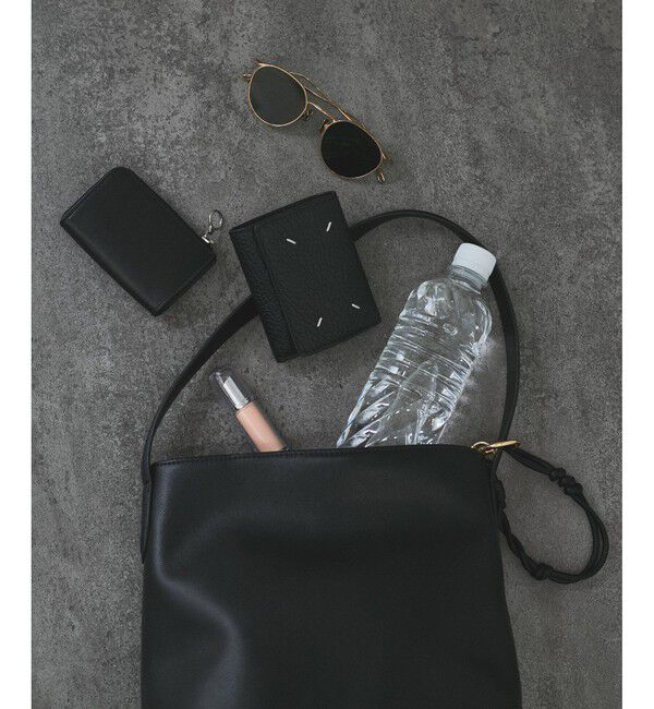 SALON adam et rope'「スプリットレザーミドルトートバッグ/バケットバッグ［WEB限定カラー/チャーム付き］」|ショルダー・メッセンジャー|