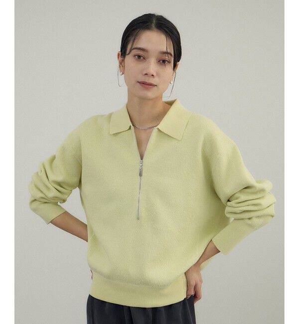 SALON adam et rope'「クレープスウェットライクポロプルオーバー」|スウェット・ジャージ|