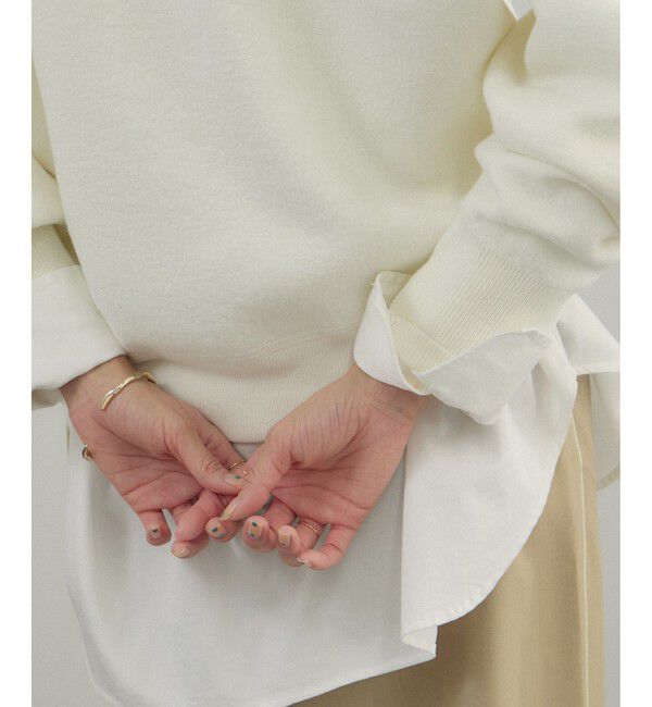 SALON adam et rope'「クレープスウェットライクポロプルオーバー」|スウェット・ジャージ|