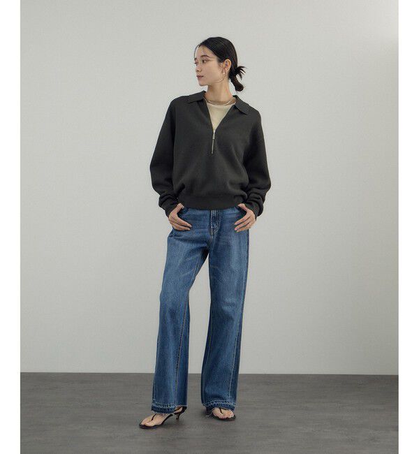 SALON adam et rope'「クレープスウェットライクポロプルオーバー」|スウェット・ジャージ|