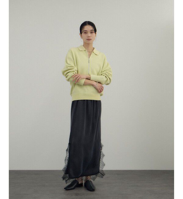 SALON adam et rope'「クレープスウェットライクポロプルオーバー」|スウェット・ジャージ|