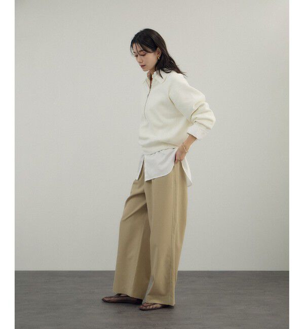 SALON adam et rope'「クレープスウェットライクポロプルオーバー」|スウェット・ジャージ|