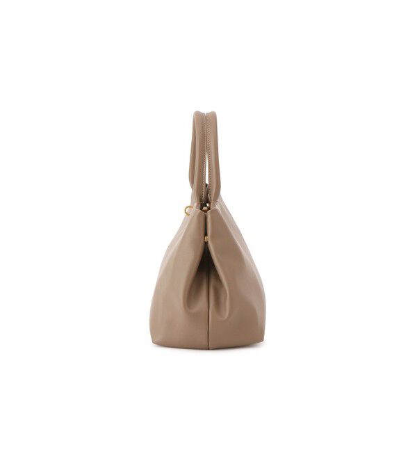 SALON adam et rope'「【WEB限定】【WS（ドゥーブル）】ソフトレザーメタルロックボストン」|ハンドバッグ|