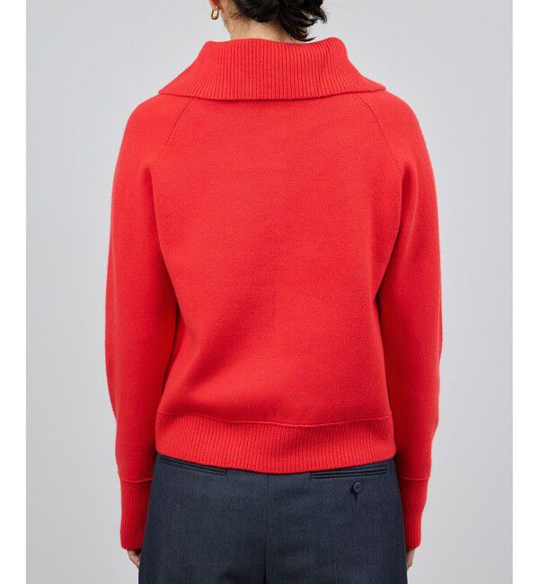 ROPE「接結ウールドットボタンハイネックニット/イージーケア」|ニット・セーター|