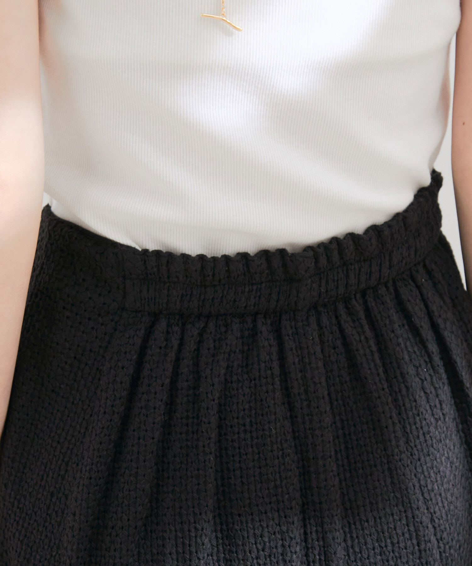 VIS「【セットアップ対応】幾何学レースマーメイドスカート」|スカート|