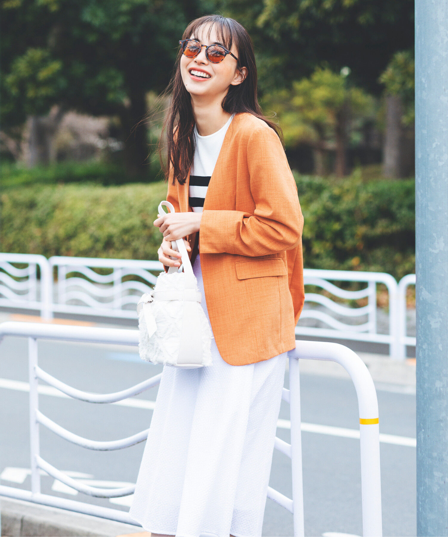 VIS「【セットアップ対応】幾何学レースマーメイドスカート」|スカート|