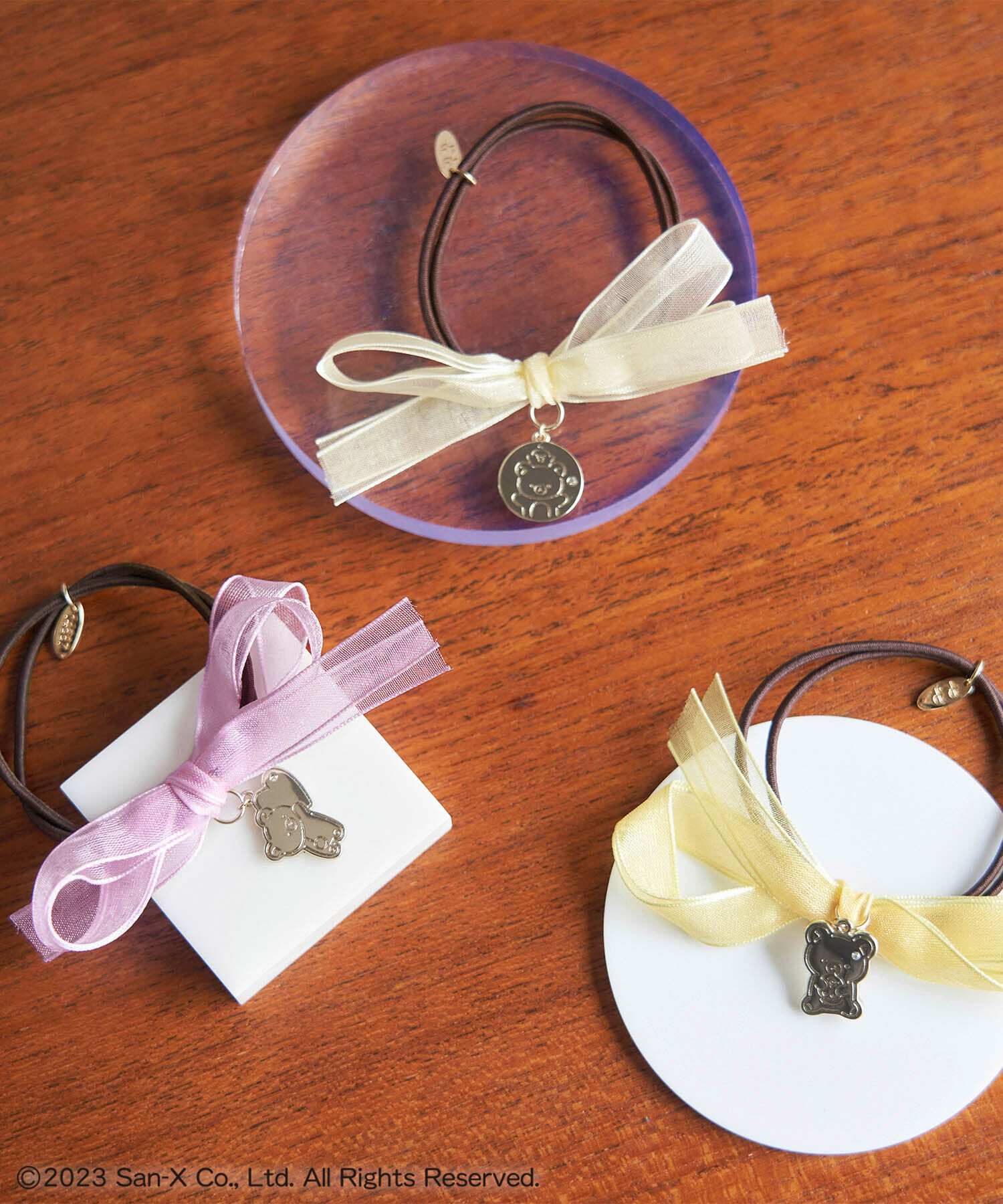 ROPE PICNIC PASSAGE「【Rilakkuma(リラックマ) 】meets ROPE' PICNIC/オーガンジーヘアポニー」|ヘアゴム・シュシュ|