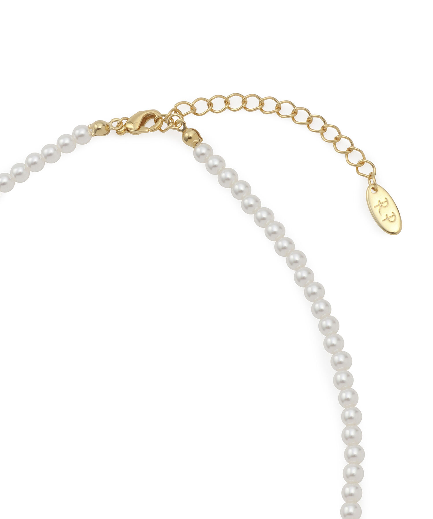 ROPE PICNIC PASSAGE「パール&times;ミニリボンショートネックレス」|ネックレス|