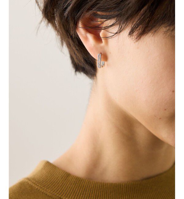 ROPE PICNIC PASSAGE「スクエアフープピアス」|ピアス|