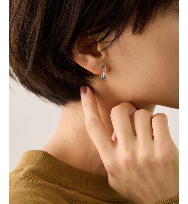 ROPE PICNIC PASSAGE「スクエアフープピアス」|ピアス|