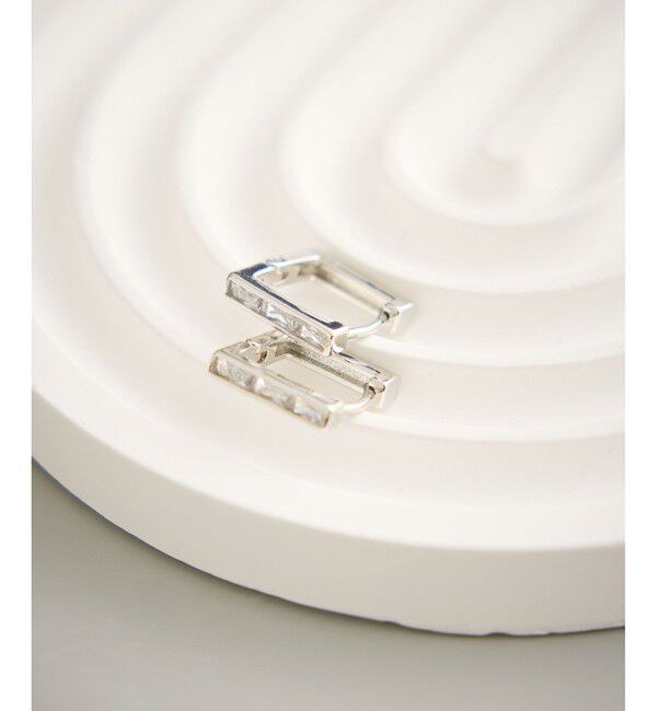 ROPE PICNIC PASSAGE「スクエアフープピアス」|ピアス|シルバー(93)