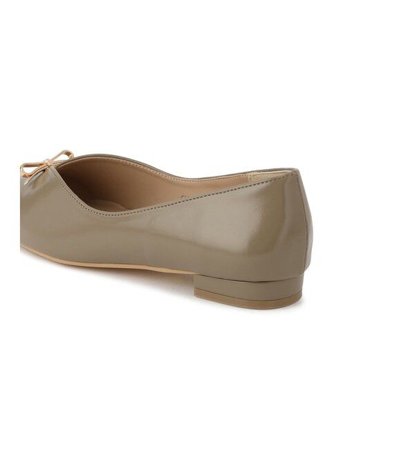 ROPE PICNIC PASSAGE「メタルリボンＶカットフラットパンプス」|パンプス|