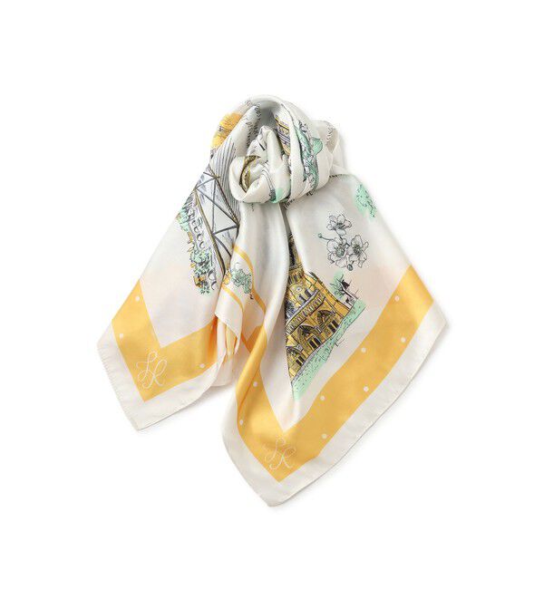 ROPE PICNIC PASSAGE「シティーパターンスカーフ 90cm」|バンダナ・スカーフ|