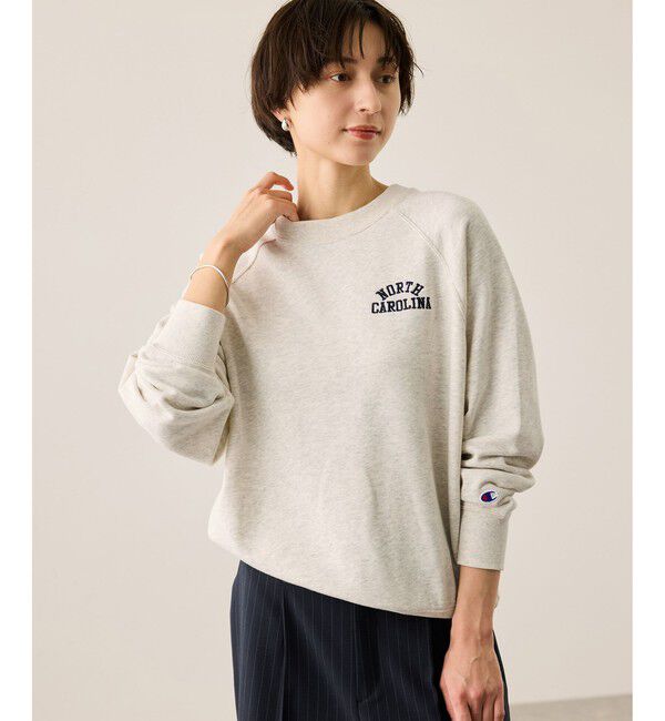 Rope&rsquo;Picnic「【Champion/チャンピオン別注】アソートロゴスウェットプルオーバー/リンクコーデ」|スウェット・ジャージ|