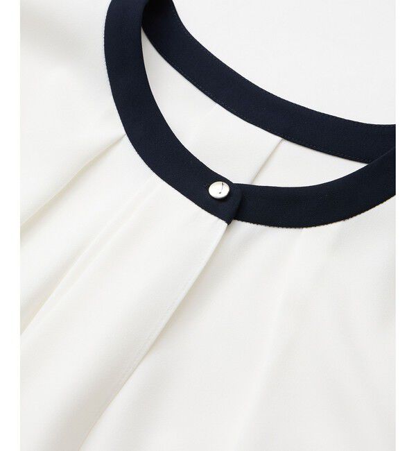 Rope&rsquo;Picnic「【WEB限定サイズ】配色アソートボウタイフウブラウス」|シャツ・ブラウス|