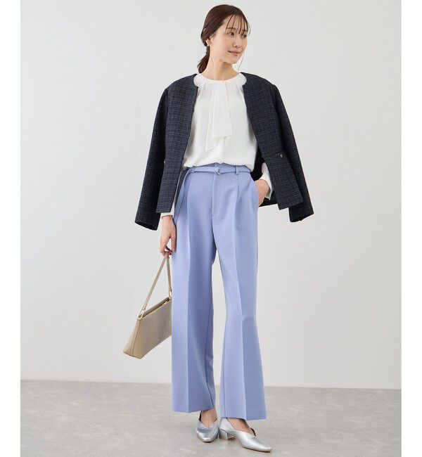 Rope&rsquo;Picnic「【WEB限定サイズ】配色アソートボウタイフウブラウス」|シャツ・ブラウス|