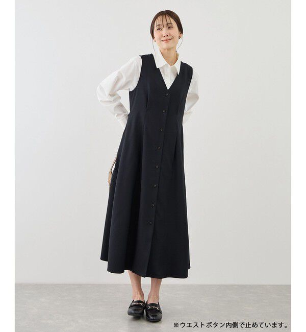 Rope&rsquo;Picnic「ウエストタックジャンパースカート」|ワンピース|