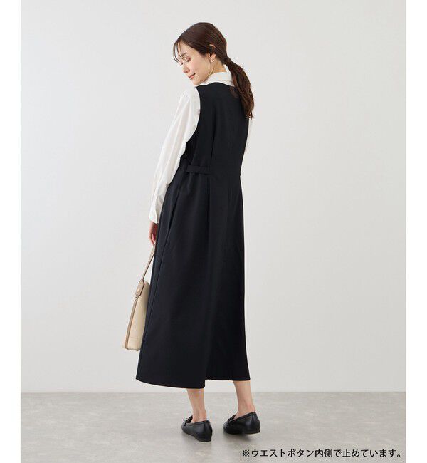 Rope&rsquo;Picnic「ウエストタックジャンパースカート」|ワンピース|