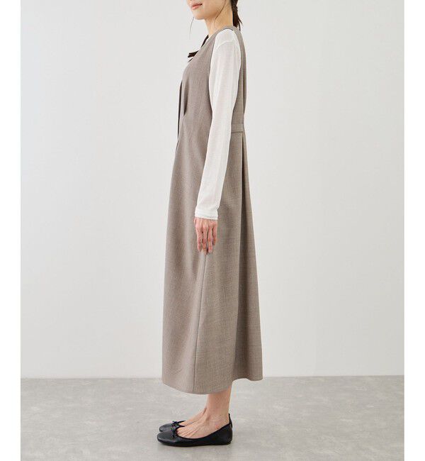 Rope&rsquo;Picnic「ウエストタックジャンパースカート」|ワンピース|