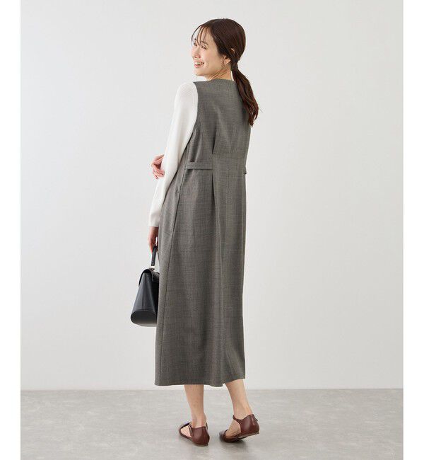 Rope&rsquo;Picnic「ウエストタックジャンパースカート」|ワンピース|