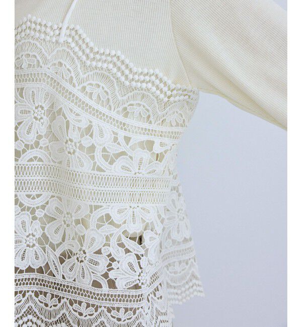 Rope&rsquo;Picnic「ケミカルレースビスチェ」|キャミソール|