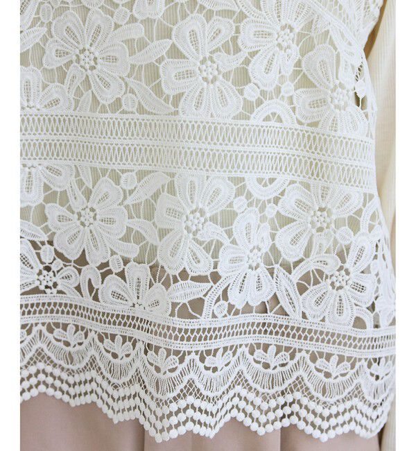 Rope&rsquo;Picnic「ケミカルレースビスチェ」|キャミソール|