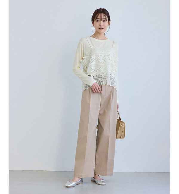 Rope&rsquo;Picnic「ケミカルレースビスチェ」|キャミソール|