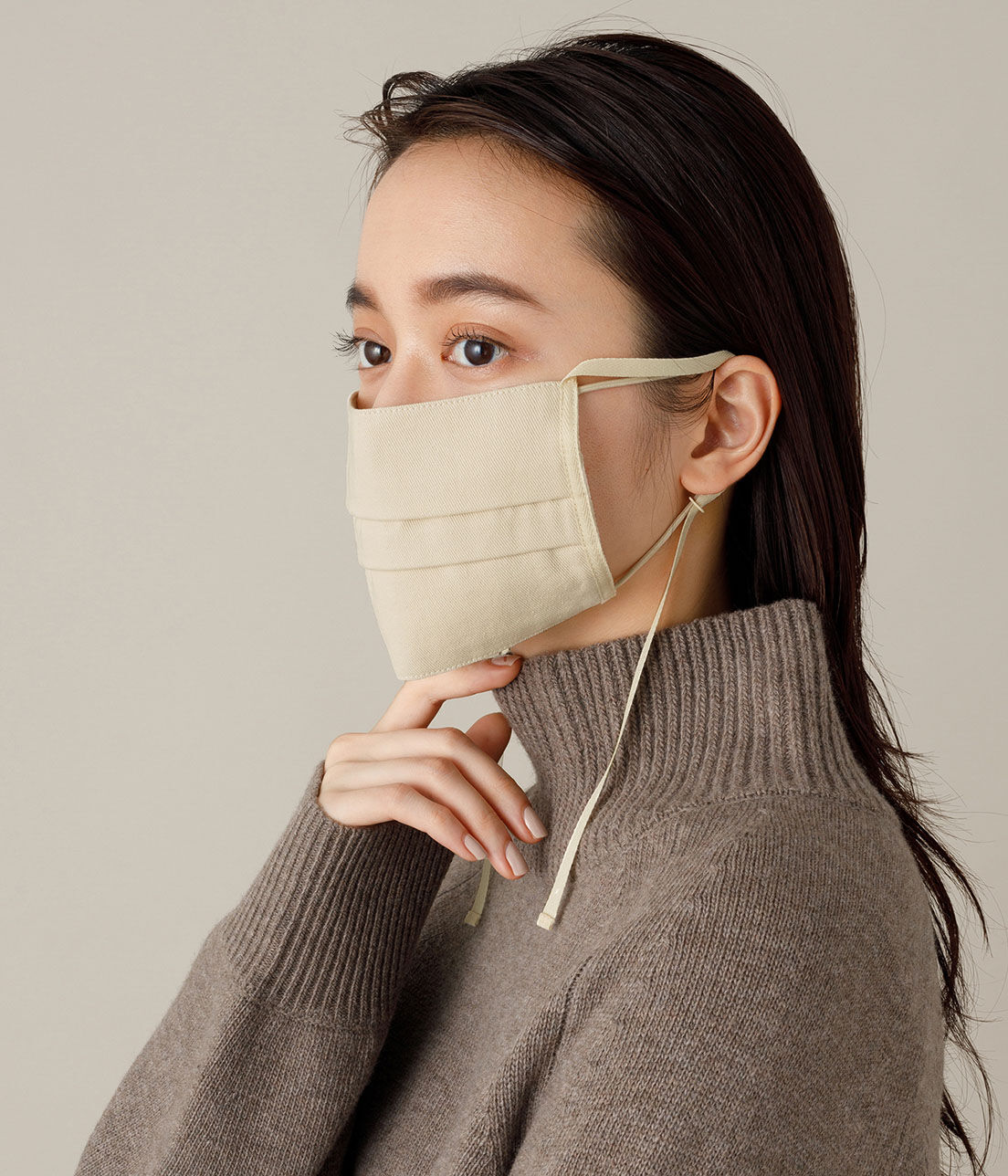 ADAM ET ROPE'「【WEB限定】イヤーリボンつきマスク」|その他|