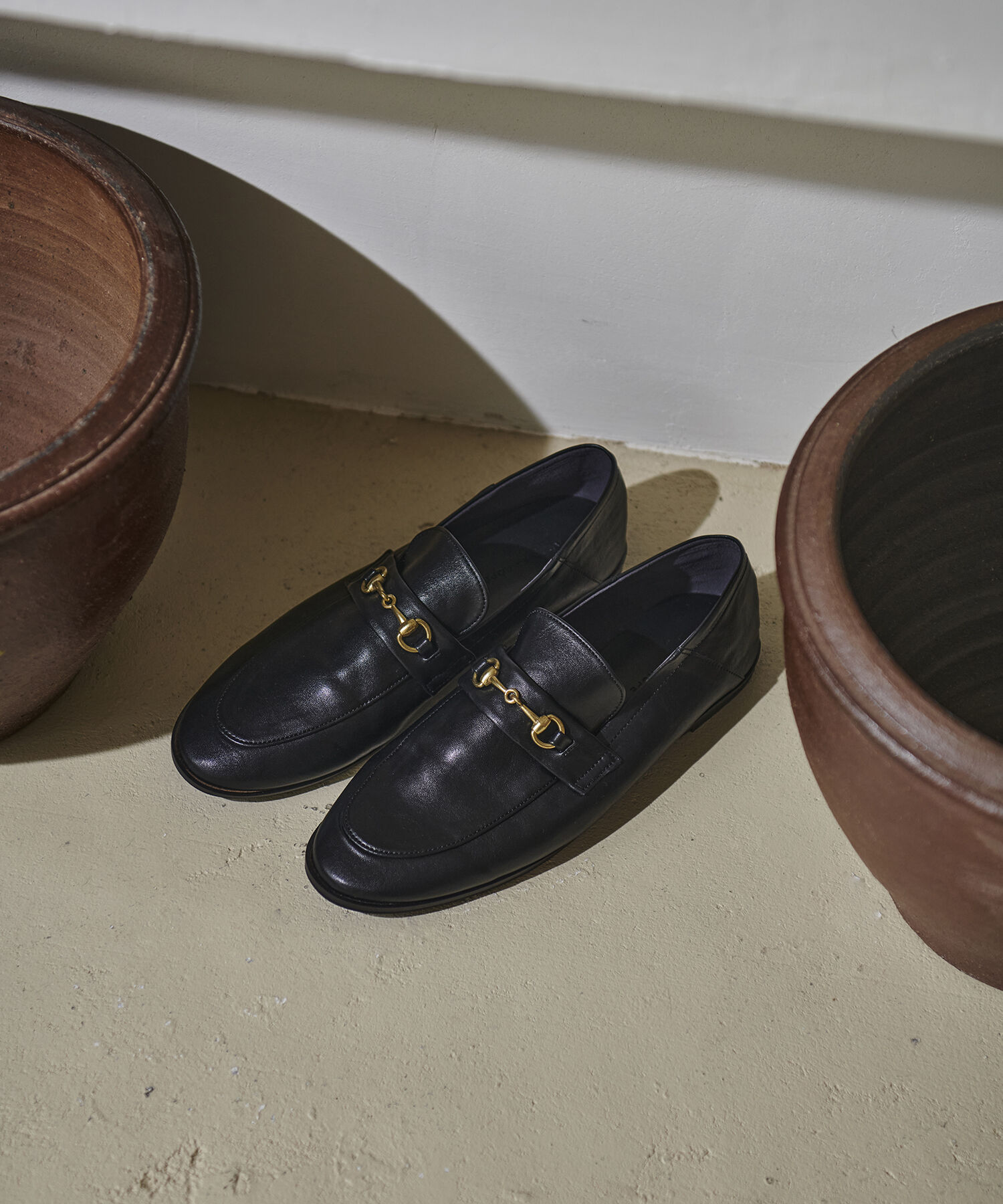 ADAM ET ROPE'「【サステナブル】ソフトビットローファー」|ローファー|ブラック(01)