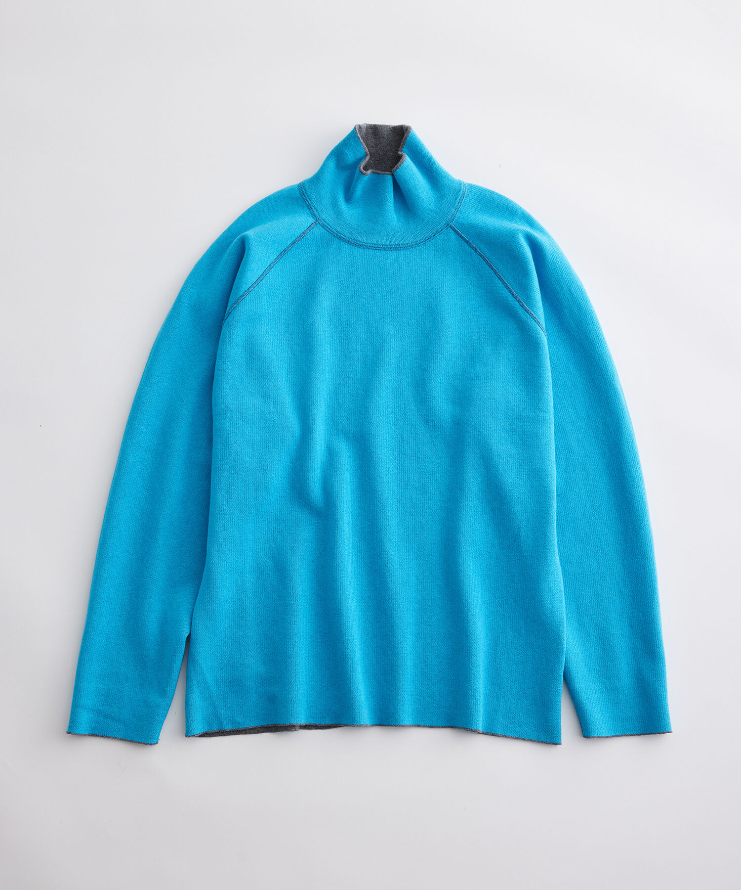 ADAM ET ROPE'「カシミヤブレンド リバーシブル オフタートル ニット」|ニット・セーター|