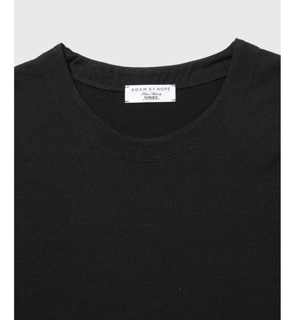 ADAM ET ROPE'「【NIKKE】ウール天竺 ロングスリーブ ニットT」|Tシャツ・カットソー|