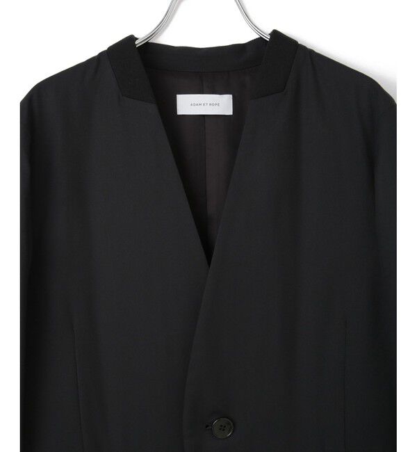 ADAM ET ROPE'「LIMONTAノーカラーダウンジャケット」|ダウン|