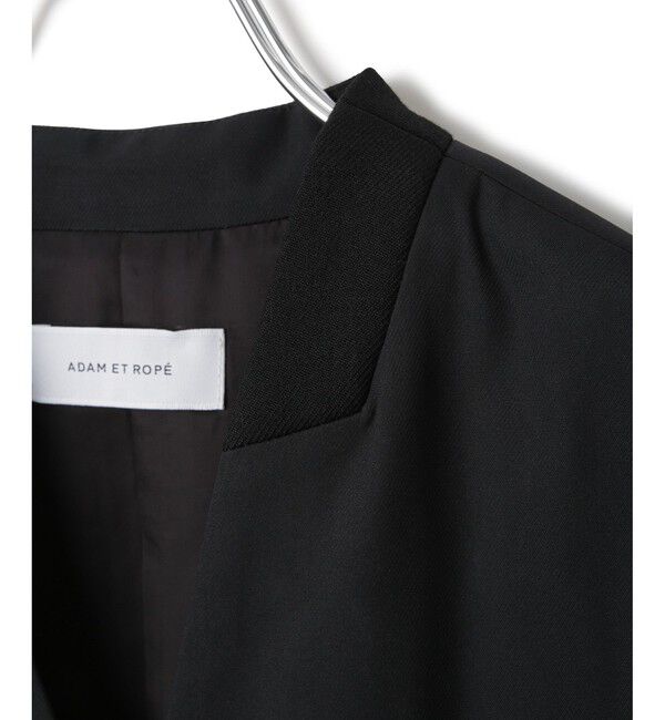 ADAM ET ROPE'「LIMONTAノーカラーダウンジャケット」|ダウン|