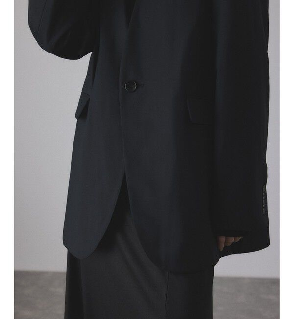 ADAM ET ROPE'「LIMONTAノーカラーダウンジャケット」|ダウン|