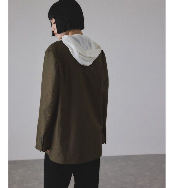 ADAM ET ROPE'「LIMONTAノーカラーダウンジャケット」|ダウン|