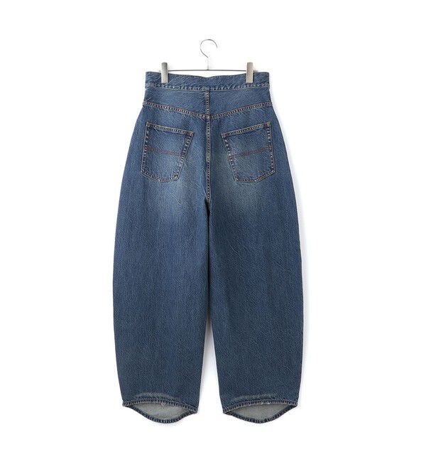 ADAM ET ROPE'「【サステナブル】ロングタブベルトデニム」|デニム|