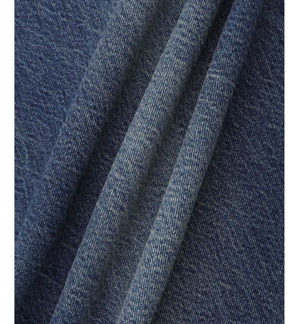 ADAM ET ROPE'「【サステナブル】ロングタブベルトデニム」|デニム|