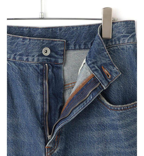 ADAM ET ROPE'「【サステナブル】ロングタブベルトデニム」|デニム|