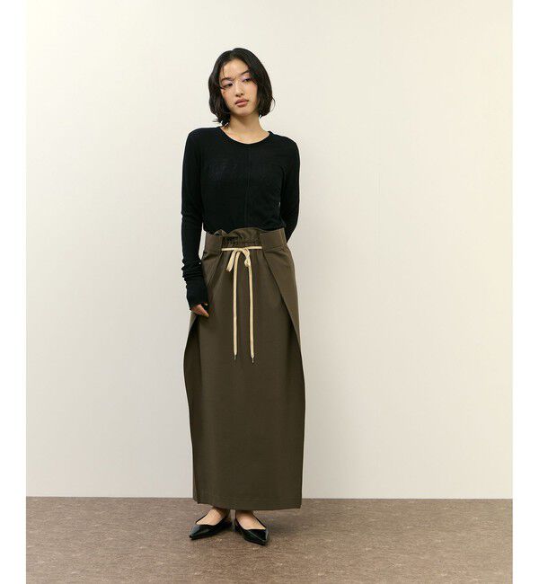 ADAM ET ROPE'「リブコンビロンT」|Tシャツ・カットソー|