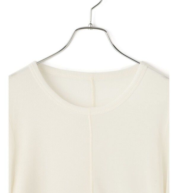 ADAM ET ROPE'「リブコンビロンT」|Tシャツ・カットソー|