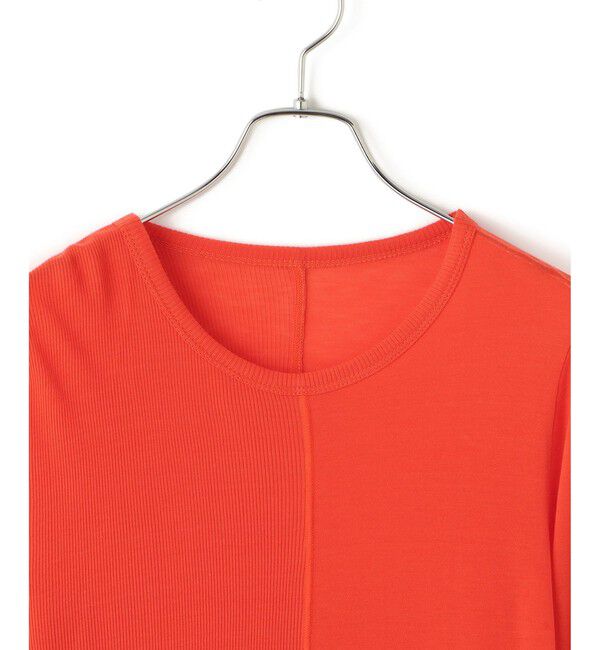 ADAM ET ROPE'「リブコンビロンT」|Tシャツ・カットソー|