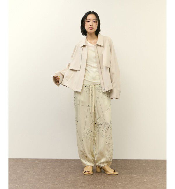 ADAM ET ROPE'「【サステナブル】アンブレラヨークブルゾン」|ブルゾン・スタジャン|