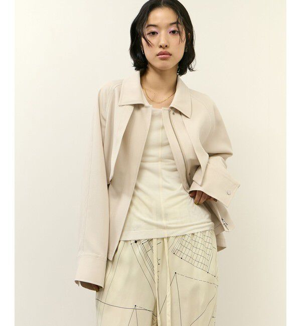 ADAM ET ROPE'「【サステナブル】アンブレラヨークブルゾン」|ブルゾン・スタジャン|