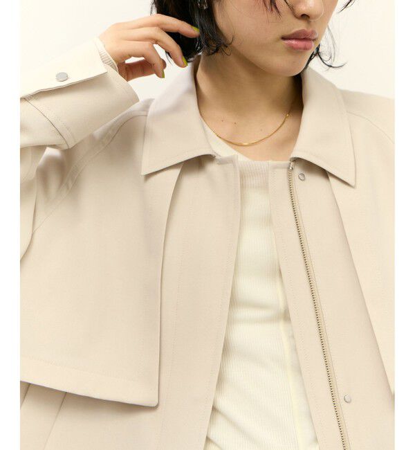 ADAM ET ROPE'「【サステナブル】アンブレラヨークブルゾン」|ブルゾン・スタジャン|